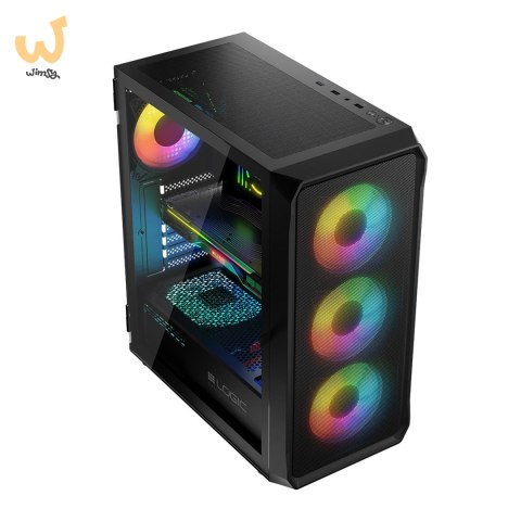 LOGIC OBUDOWA LOGIC PORTOS ARGB MIDI USB 3.0 BLACK LOGIC OBUDOWA LOGIC PORTOS ARGB MIDI USB 3.0 BLACK