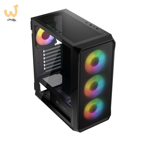 LOGIC OBUDOWA LOGIC PORTOS ARGB MIDI USB 3.0 BLACK LOGIC OBUDOWA LOGIC PORTOS ARGB MIDI USB 3.0 BLACK
