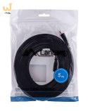 Kabel Lanberg CA-HDMI-21CU-0050-BK (HDMI M - HDMI M; 5m; kolor czarny)