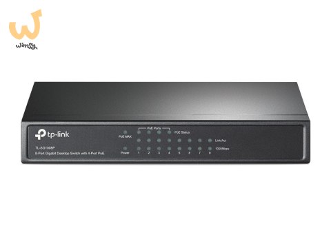 Switch TP-LINK TL-SG1008P (8x 10/100/1000Mbps) Switch TP-LINK TL-SG1008P (8x 10/100/1000Mbps)
