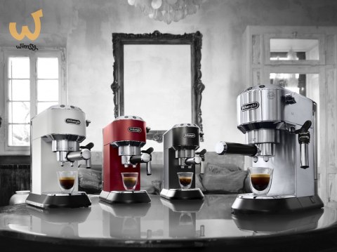 Ekspres kolbowy DeLonghi Dedica Style EC 685.M (1350W; kolor srebrny) (WYPRZEDAŻ) Ekspres kolbowy DeLonghi Dedica Style EC 685.M (1350W; kolor srebrny) (WYPRZEDAŻ)