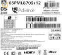 Telewizor Philips 65PML8709/12 Mini LED 65'' 4K Ultra HD Google TV Dolby Atmos DVB-T2 Czarny