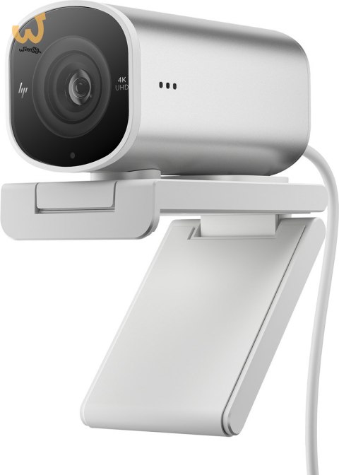 Kamera internetowa HP 960 4K Streaming Webcam USB srebrna 695J6AA Kamera internetowa HP 960 4K Streaming Webcam USB srebrna 695J6AA