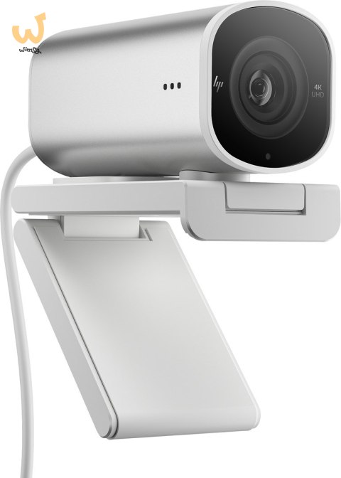 Kamera internetowa HP 960 4K Streaming Webcam USB srebrna 695J6AA Kamera internetowa HP 960 4K Streaming Webcam USB srebrna 695J6AA