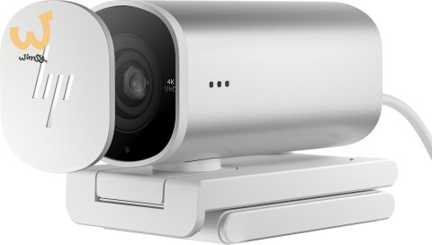 Kamera internetowa HP 960 4K Streaming Webcam USB srebrna 695J6AA Kamera internetowa HP 960 4K Streaming Webcam USB srebrna 695J6AA