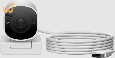 Kamera internetowa HP 960 4K Streaming Webcam USB srebrna 695J6AA Kamera internetowa HP 960 4K Streaming Webcam USB srebrna 695J6AA