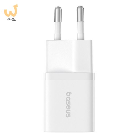 Ładowarka Baseus GaN5 mini 1C 25W+kabel USB-C biały Ładowarka Baseus GaN5 mini 1C 25W+kabel USB-C biały