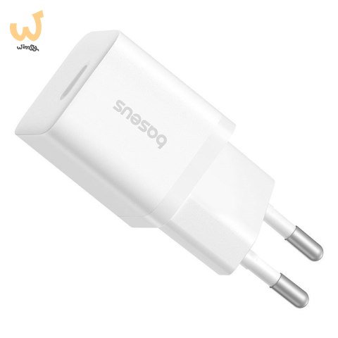 Ładowarka Baseus GaN5 mini 1C 25W+kabel USB-C biały Ładowarka Baseus GaN5 mini 1C 25W+kabel USB-C biały