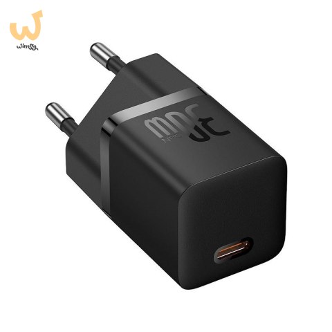 Ładowarka Baseus GaN5 mini 1C 30W EU+kabel USB-C (cluster black) Ładowarka Baseus GaN5 mini 1C 30W EU+kabel USB-C (cluster black)