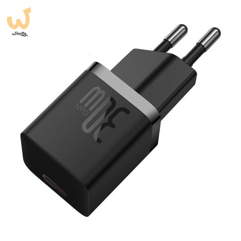 Ładowarka Baseus GaN5 mini 1C 30W EU+kabel USB-C (cluster black) Ładowarka Baseus GaN5 mini 1C 30W EU+kabel USB-C (cluster black)