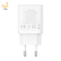 Ładowarka sieciowa Baseus Cube C+U 30W EU (moon white)