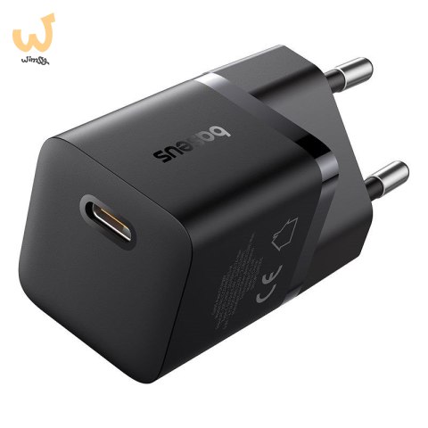 Ładowarka sieciowa Baseus GaN5 1C 25W EU (czarny)