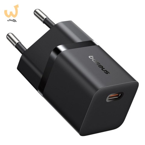 Ładowarka sieciowa Baseus GaN5 1C 25W EU (czarny) Ładowarka sieciowa Baseus GaN5 1C 25W EU (czarny)