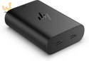 Zasilacz sieciowy HP 65W GaN Laptop Charger 2xUSB-C czarny 600Q7AA