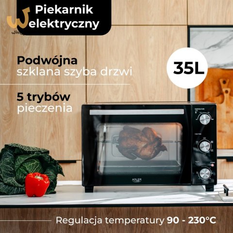 Piekarnik elektryczny ADLER AD 6025 Piekarnik elektryczny ADLER AD 6025