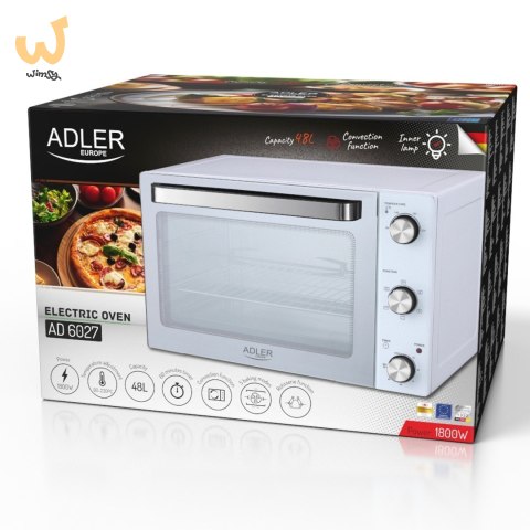 Piekarnik elektryczny ADLER AD 6027 Piekarnik elektryczny ADLER AD 6027