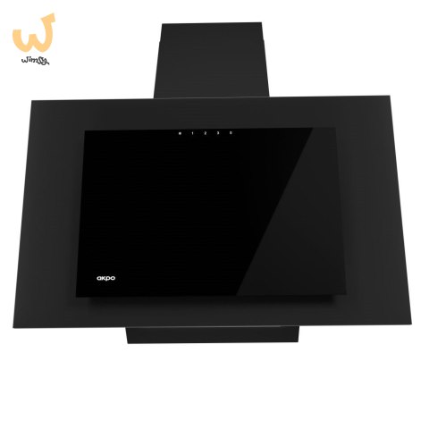 Okap AKPO WK-4 NERO 2.0 50 CZARNY T300 Liniowy LED/Siłownik Okap AKPO WK-4 NERO 2.0 50 CZARNY T300 Liniowy LED/Siłownik