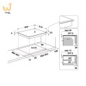 Płyta indukcyjna WHIRLPOOL SMO 654 OF/BT/IXL