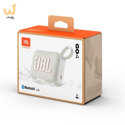 JBL GO 4 WHT głośnik przenośny Bluetooth biały JBL GO 4 WHT głośnik przenośny Bluetooth biały