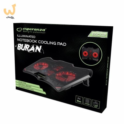 ESPERANZA PODSTAWKA CHŁODZĄCA GAMING BURAN EGC102 ESPERANZA PODSTAWKA CHŁODZĄCA GAMING BURAN EGC102