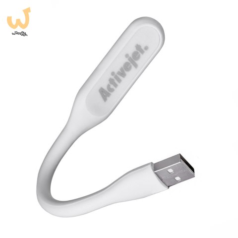 Activejet Lampka do komputera czytania USB 5V Biała Activejet Lampka do komputera czytania USB 5V Biała