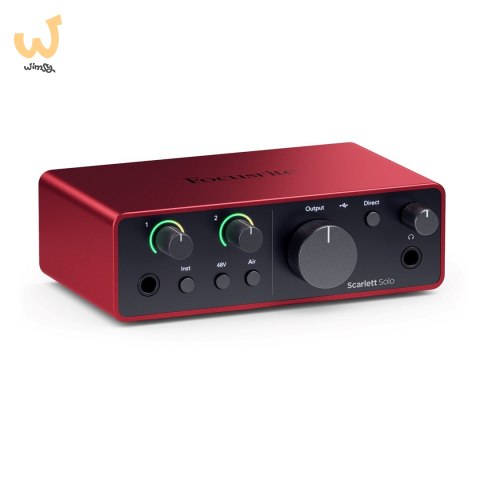Focusrite Scarlett Solo - 2-kanałowy interfejs Focusrite Scarlett Solo - 2-kanałowy interfejs