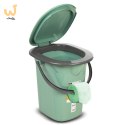 GREENBLUE TOALETA TURYSTYCZNA, ZIELONO-SZARA GB320GG