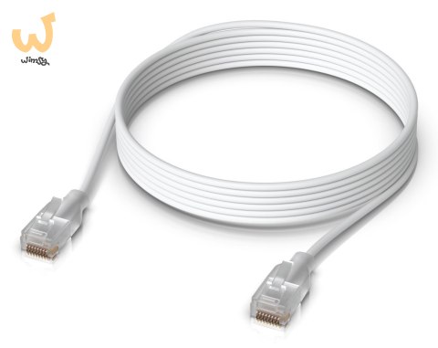 Patchcord UTP Ubiquiti UniFi Etherlighting Patch Cable (UACC-Cable-Patch-EL-3M-W) Cat. 6 3m white Patchcord UTP Ubiquiti UniFi Etherlighting Patch Cable (UACC-Cable-Patch-EL-3M-W) Cat. 6 3m white