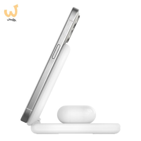 BELKIN ŁADOWARKA MAGSAFE SKŁADANA 2W1 QI2 ZASILACZ BIAŁA BELKIN ŁADOWARKA MAGSAFE SKŁADANA 2W1 QI2 ZASILACZ BIAŁA