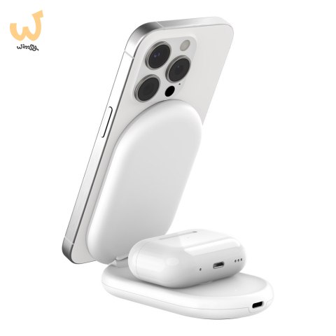 BELKIN ŁADOWARKA MAGSAFE SKŁADANA 2W1 QI2 ZASILACZ CZARNA BELKIN ŁADOWARKA MAGSAFE SKŁADANA 2W1 QI2 ZASILACZ CZARNA
