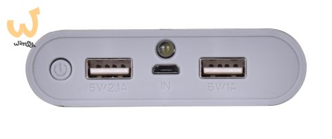 Power Bank PB02 (10000mAh; microUSB, USB 2.0; kolor czarny) Power Bank PB02 (10000mAh; microUSB, USB 2.0; kolor czarny)