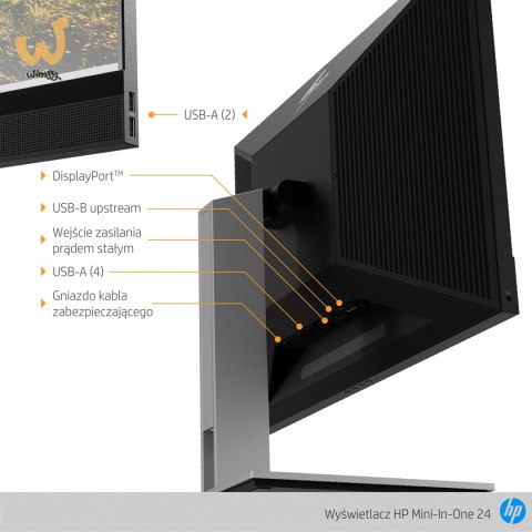 Monitor HP Mini-in-One 24 23,8"FHD IPS 5ms 250nits 60Hz Cam USB Monitor HP Mini-in-One 24 23,8"FHD IPS 5ms 250nits 60Hz Cam USB
