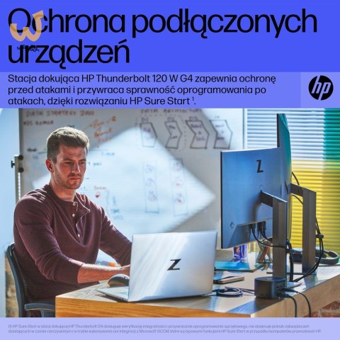 Stacja dokujaca HP Thunderbolt Dock G4 USB-C 120W Stacja dokujaca HP Thunderbolt Dock G4 USB-C 120W