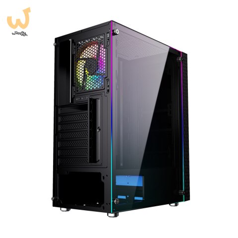GEMBIRD OBUDOWA FORNAX 2500 MIDI-TOWER (1X USB 3.0, 2X USB 2.0, HD AUDIO, SZKLANY PANEL BOCZNY) CZARNA GEMBIRD OBUDOWA FORNAX 2500 MIDI-TOWER (1X USB 3.0, 2X USB 2.0, HD AUDIO, SZKLANY PANEL BOCZNY) CZARNA