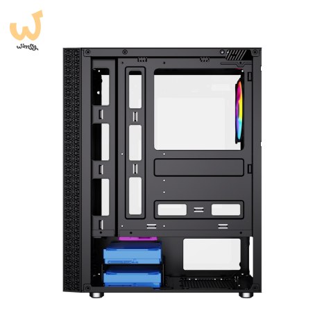 GEMBIRD OBUDOWA FORNAX 2500 MIDI-TOWER (1X USB 3.0, 2X USB 2.0, HD AUDIO, SZKLANY PANEL BOCZNY) CZARNA GEMBIRD OBUDOWA FORNAX 2500 MIDI-TOWER (1X USB 3.0, 2X USB 2.0, HD AUDIO, SZKLANY PANEL BOCZNY) CZARNA