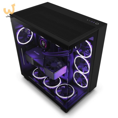 NZXT OBUDOWA H9 FLOW MIDI TOWER Z OKNEM CZARNA CM-H91FB-01 NZXT OBUDOWA H9 FLOW MIDI TOWER Z OKNEM CZARNA CM-H91FB-01