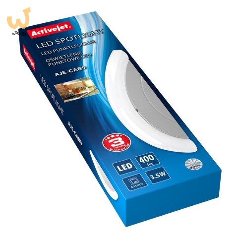 Oświetlenie punktowe LED Activejet (3.5 W) Oświetlenie punktowe LED Activejet (3.5 W)
