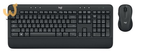 Logitech MK545 ADVANCED Wireless Keyboard and Mouse Combo klawiatura Dołączona myszka Uniwersalne USB QWERTZ Niemiecki Czarny Logitech MK545 ADVANCED Wireless Keyboard and Mouse Combo klawiatura Dołączona myszka Uniwersalne USB QWERTZ Niemiecki Czarny