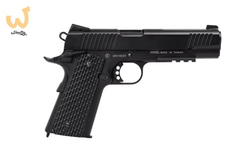 Wiatrówka pistolet RANGER 1911 Tactical KWC kal. 4,5 BBs BLOW BACK 17 strz. FULL METAL CO2 (AAKCMB770AZB) Wiatrówka pistolet RANGER 1911 Tactical KWC kal. 4,5 BBs BLOW BACK 17 strz. FULL METAL CO2 (AAKCMB770AZB)