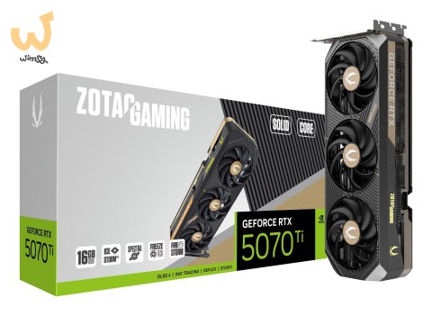 Karta graficzna ZOTAC GAMING GeForce RTX 5070 Ti SOLID 16GB Karta graficzna ZOTAC GAMING GeForce RTX 5070 Ti SOLID 16GB