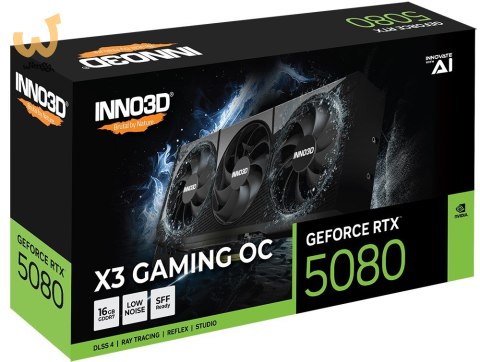 Karta graficzna INNO3D GeForce RTX 5080 X3 OC Karta graficzna INNO3D GeForce RTX 5080 X3 OC