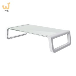 Podstawka pod monitor TRUST MONTA GLASS MONITOR STAND WHT (25351)