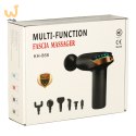 Pistolet do masażu masażer do pleców ciała mini LED 6w1