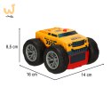 Samochód auto na pilota Revolt 2 Sided Rescue Racer mega transformacja obrót 360 4WD