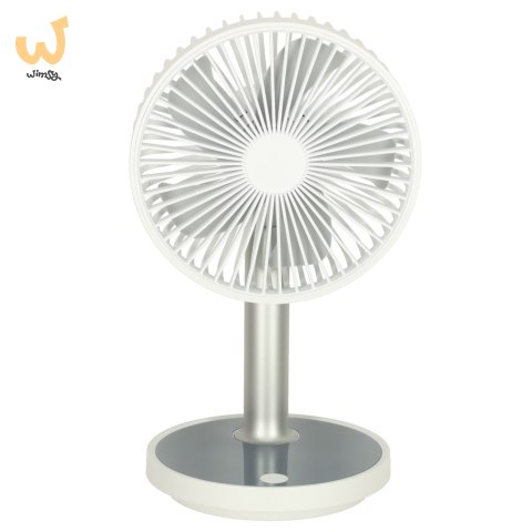 Wentylator wiatrak biurkowy bezprzewodowy 30cm biały Wentylator wiatrak biurkowy bezprzewodowy 30cm biały