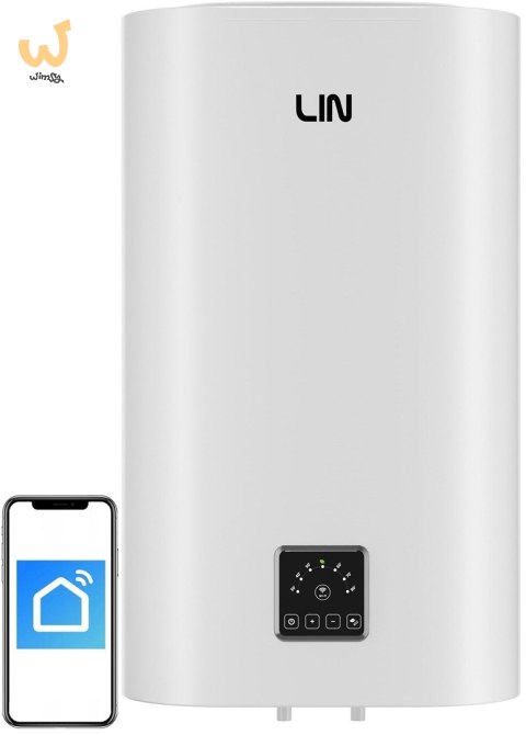 Bojler elektryczny LIN LIFVD2 80L biały z WI-FI Bojler elektryczny LIN LIFVD2 80L biały z WI-FI