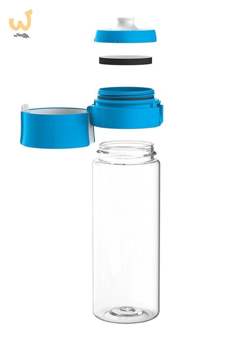 Butelka filtrująca Brita Fill&Go niebieska + 4 filtry MicroDisc Butelka filtrująca Brita Fill&Go niebieska + 4 filtry MicroDisc