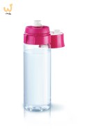 Butelka filtrująca Brita Fill&Go różówa + 4 filtry MicroDisc