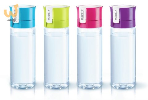 Butelka filtrująca Brita Fill&Go różówa + 4 filtry MicroDisc Butelka filtrująca Brita Fill&Go różówa + 4 filtry MicroDisc