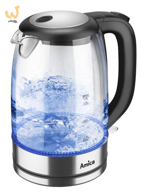 CZAJNIK AMICA SZKLANY KD 2050G INOX CZAJNIK AMICA SZKLANY KD 2050G INOX